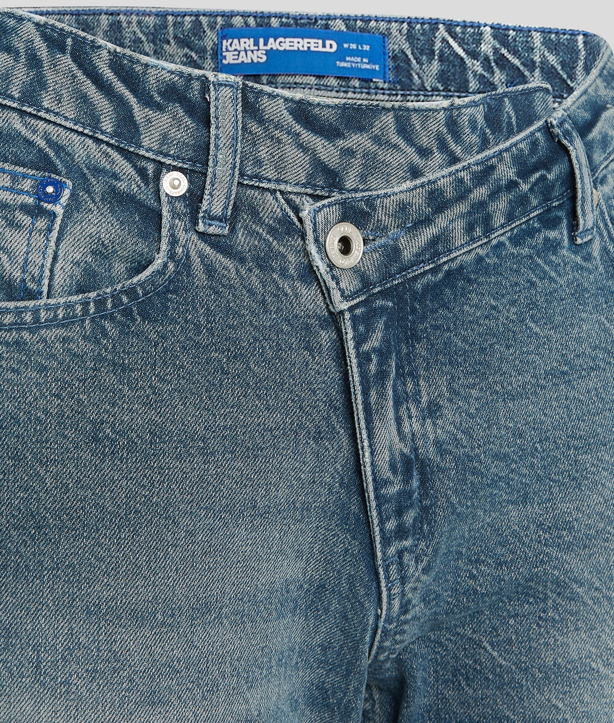 (image for) Delicious KLJ Mid-Rise Relaxed Jeans with Wrap Over Waistband